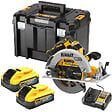 DEWALT - Scie Circulaire XR 18V Sans Fil Advantage 5Ah Li-Ion Brushless 190 mm  DCS573H2T-QW - vignette
