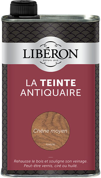 LIBERON - Teinte antiquaire bois durs Chêne moyen Bidon 0.5l - large