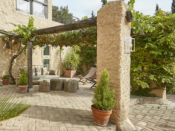 COREP - Applique fonte d'aluminium blanc Little Garden LAGOS H24,50cm. - large
