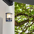 COREP - Applique fonte d'aluminium pétrole Little Garden CAGLIARI H24cm. - vignette