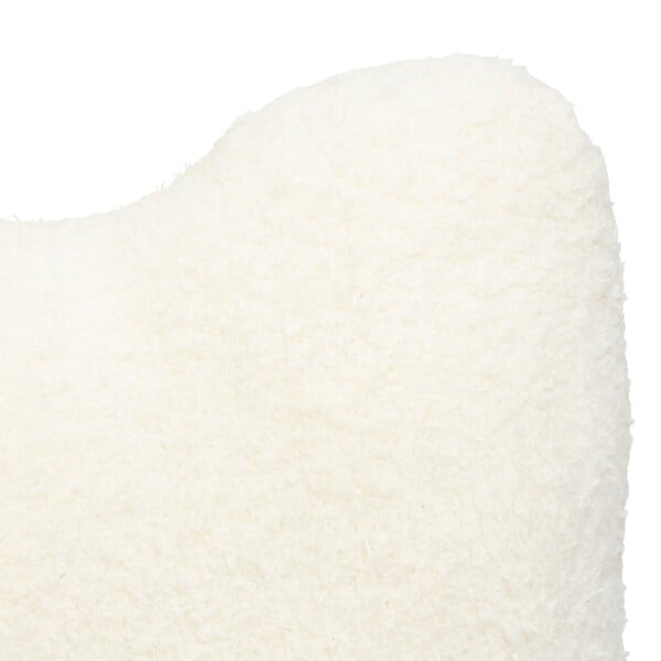 ATMOSPHERA - Coussin décoratif fourrure Blanche 35 x 48 cm - large
