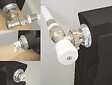 CENTRALE BRICO - Kit radiateur manuel équerre universel en laiton - vignette