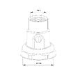 GRUNDFOS - Raccord union vanne laiton - Ecrou : 40x49 - Femelle : 26x34 - vignette