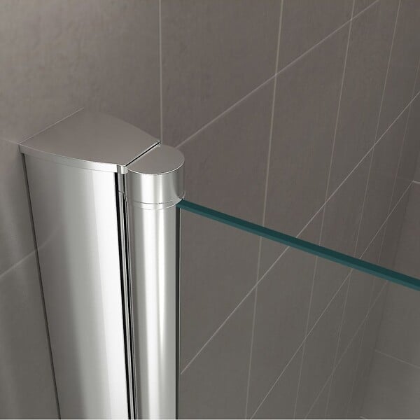 SANIVERRE - GINA Porte de douche H.180 x L. 68 à 72 cm verre transparent 6 mm - large