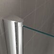 SANIVERRE - GINA Porte de douche H.180 x L. 68 à 72 cm verre transparent 6 mm - vignette