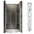 SANIVERRE - GINA Porte de douche H.180 x L. 80 à 84 cm verre semi-opaque 6 mm - vignette
