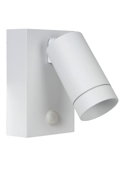 LUCIDE - TAYLOR Spot mural Extér.-Blanc-1xGU10-50W-IP54 - large