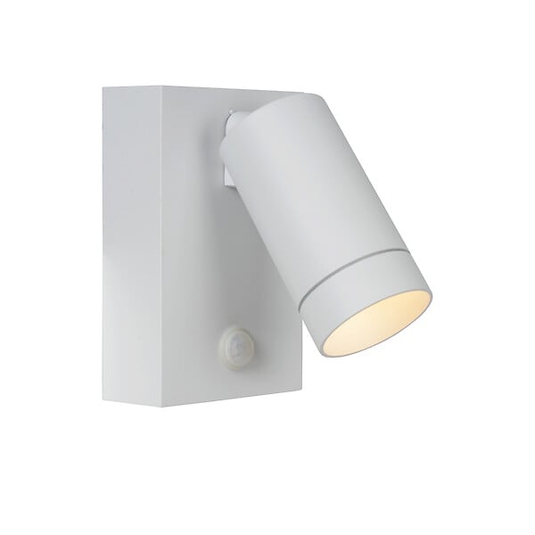 LUCIDE - TAYLOR Spot mural Extér.-Blanc-1xGU10-50W-IP54 - large