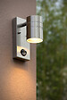 LUCIDE - ARNE-LED. Spot mural Extér.-Chrome.-Ø6,3-LED - vignette