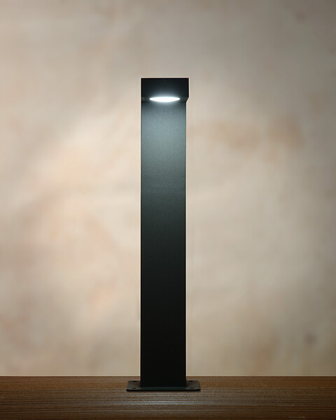 LUCIDE - TEXAS Borne extéri. Extér.-Anthra.-LED-8W-3000K - large
