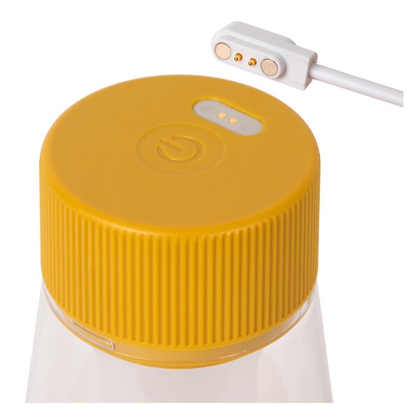 LUCIDE - LORALI Lampe de tab.-Jaune .-Ø7,7-LED Dimm.-1,2W - large