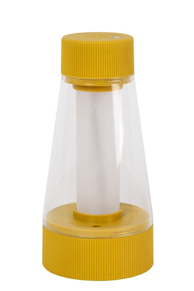 LUCIDE - LORALI Lampe de tab.-Jaune .-Ø7,7-LED Dimm.-1,2W - large