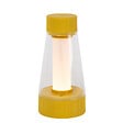 LUCIDE - LORALI Lampe de tab.-Jaune .-Ø7,7-LED Dimm.-1,2W - vignette