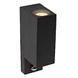 LUCIDE - ZARO IR Spot mural Extér.-Noir-2xGU10-7W-IP65 - vignette