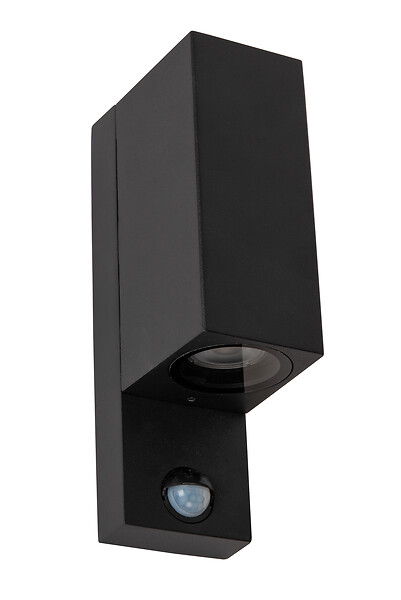 LUCIDE - ZARO IR Spot mural Extér.-Noir-2xGU10-7W-IP65 - large