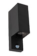 LUCIDE - ZARO IR Spot mural Extér.-Noir-2xGU10-7W-IP65 - vignette