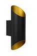 LUCIDE - QUIRIJN Applique mur.-Noir-10-1xG9-40W-Mtal - vignette