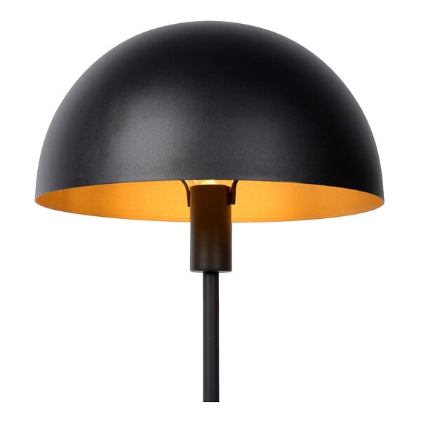 LUCIDE - SIEMON Lampe de tab.-Noir-25-1xE14-25W-Acier - large