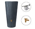 GARANTIA - Kit linus 2en1 220 l gris graphite avec collecteur eco gris, en carton - vignette