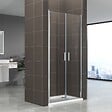 SANIVERRE - KIMI Porte de douche H.180 - L. 70 à 73 cm verre transparent 6 mm - vignette