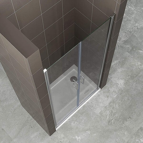 SANIVERRE - KIMI Porte de douche H.180 - L. 70 à 73 cm verre transparent 6 mm - large