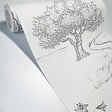 99DECO - Papier peint panoramique - Provence - Gris - intissé : 150g/m² - 7 lés : 336x270cm - vignette