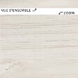 99DECO - Plinthes PVC adhésives décoratives pour sol - Lot de 10 - 100x8 cm (10m) Blanc - Effet Bois Chêne Blanchi - vignette