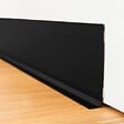 99DECO - Plinthes PVC adhésives décoratives pour sol - Lot de 10 - 100x8 cm (10m) Noir - Total Black - vignette