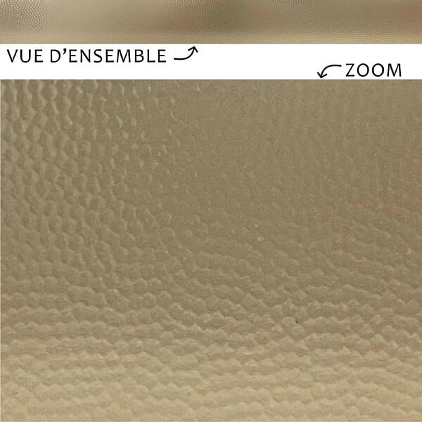 99DECO - Plinthes PVC adhésives décoratives pour sol - Lot de 10 - 100x8 cm (10m) Jaune - Laiton Martelé - large