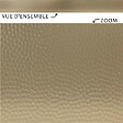 99DECO - Plinthes PVC adhésives décoratives pour sol - Lot de 10 - 100x8 cm (10m) Jaune - Laiton Martelé - vignette