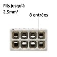 WAGO - Mini borne S2273 avec 8 entrées et conducteurs 2,5mm² - Wago - vignette