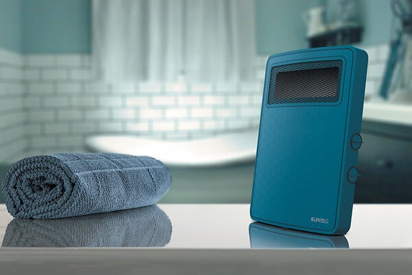 SUPRA - chauffage soufflant 2000w bleu - etno graphik bleu capri - large