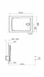 VITRA - Receveur de douche ARKITEKT carré 80x80cm antidérapant - VITRA - 5805L003M0578 - vignette