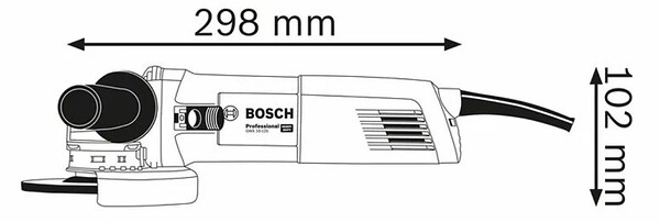 BOSCH - Meuleuse d'angle 1000W GWX 10-125 Professional - BOSCH - 06017B3000 - large