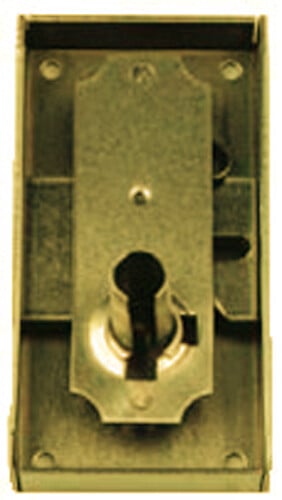 DEVISMES - Serrure de meuble fer 528F axe 30mm sans clé gauche - DEVISMES - 3526230S - large