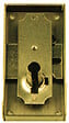 DEVISMES - Serrure de meuble fer 528F axe 30mm sans clé gauche - DEVISMES - 3526230S - vignette