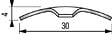 DINAC - Bande seuil laiton à  vis 0,83mm - DINAC - 2023010 - vignette