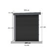 BARAC - Abri de jardin en bois composite Onyx 32 - Surface utile : 5.60m² - vignette