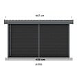 BARAC - Abri de jardin - Bois composite - Onyx 43 - 11,44m2 - vignette