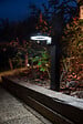 GALIX - Borne solaire en inox avec detecteur 1000 lumens - vignette