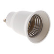 ZENITECH - Adaptateur de douille GU10 vers E27 à baïonnette - ampoules LED et halogènes - Blanc - Zenitech - vignette