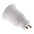 ZENITECH - Adaptateur de douille GU10 vers E27 à baïonnette - ampoules LED et halogènes - Blanc - Zenitech - vignette