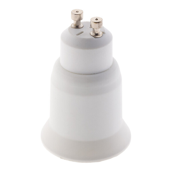 ZENITECH - Adaptateur de douille GU10 vers E27 à baïonnette - ampoules LED et halogènes - Blanc - Zenitech - large