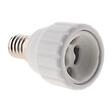 ZENITECH - Adaptateur de douille E14 vers GU10 à visser - ignifuge - Blanc - Zenitech - vignette