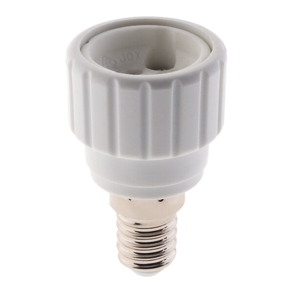 ZENITECH - Adaptateur de douille E14 vers GU10 à visser - ignifuge - Blanc - Zenitech - large
