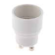 ZENITECH - Adaptateur de douille GU40 vers E14 à baïonnette - ampoules LED - Blanc - Zenitech - vignette