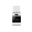 AMICA - cuisinière gaz 77l 4 feux blanc - ACM7005RB - vignette
