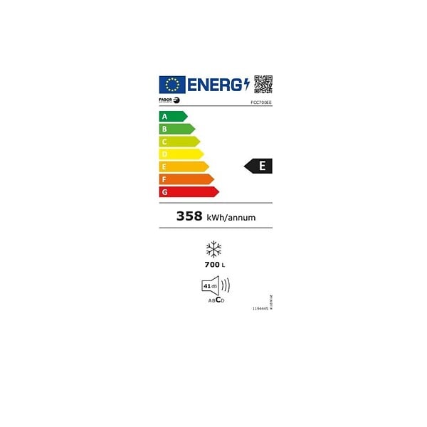FAGOR - congélateur coffre 188cm 700l - FCC700EE - large