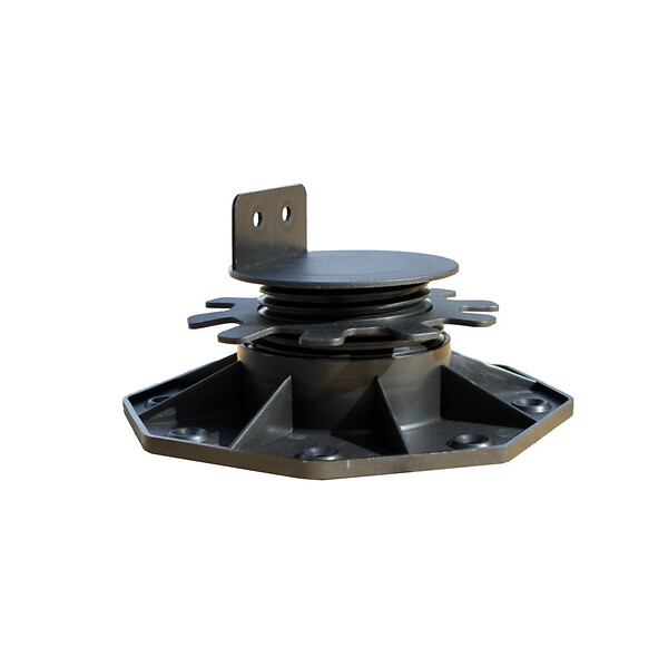 MCCOVER - PLOT RÉGLABLE DE 30 À 60 MM POUR TERRASSE BOIS ET COMPOSITE Noir - large