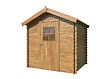 WHITE WOOD - Abri de jardin en bois Pablo 1 traité autoclave ép. 19 mm - White Wood - 4,1m² - vignette